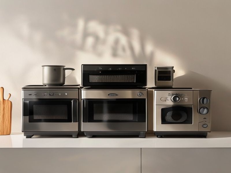 Clean lifestyle product shot of 2026 AI Steam-Combi Ovens: 5 Smart Kitchen Appliances That Replace Your Microwave, Air Fryer & Conventional Oven, natural lighting, minimal background, professional review style photography