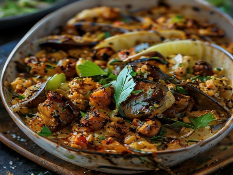 Finished 25-Minute Sheet-Pan Smoked Paprika Chickpea & Farro Bowls with Cumin-Lime Drizzle beautifully plated, professional food photography, natural lighting