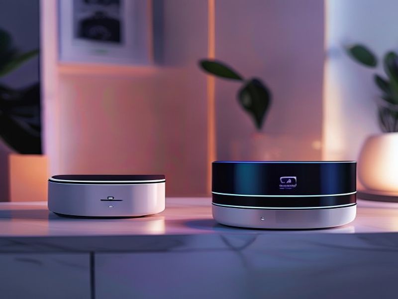 Clean lifestyle product shot of Best AI-Integrated Smart Home Hubs of 2026 Reviewed: Seamless Automation, Real Energy Savings & Privacy-First Security, natural lighting, minimal background, professional review style photography