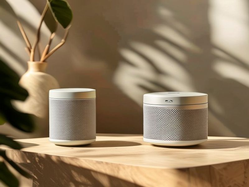 Clean lifestyle product shot of Budget Bluetooth Speakers That Sound Expensive, natural lighting, minimal background, professional review style photography