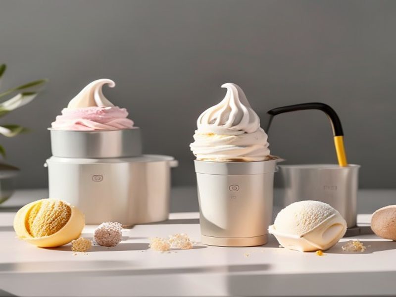 Clean lifestyle product shot of Budget Ice Cream Makers That Sound Expensive, natural lighting, minimal background, professional review style photography