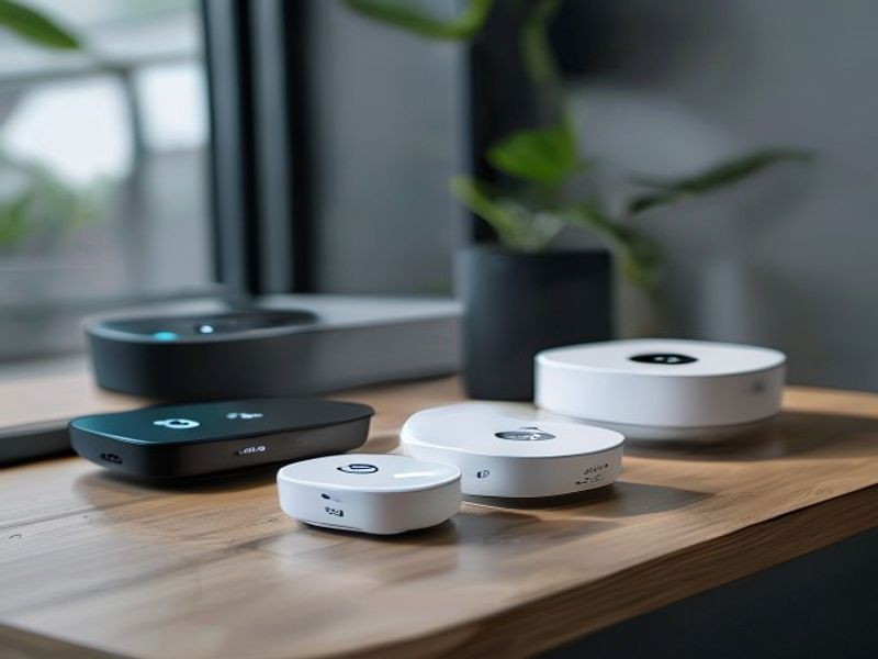 Clean lifestyle product shot of Matter-Certified Smart Home Hubs of 2026: Top 7 AI-Driven Controllers for Seamless Automation & Energy Savings, natural lighting, minimal background, professional review style photography