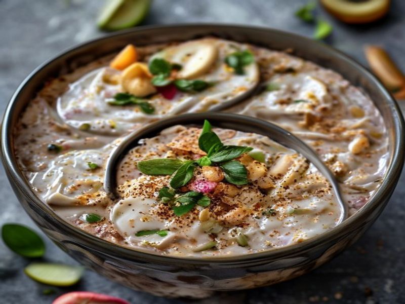 Finished Overnight Oats: 5 Ways to Prep Breakfast All Week beautifully plated, professional food photography, natural lighting