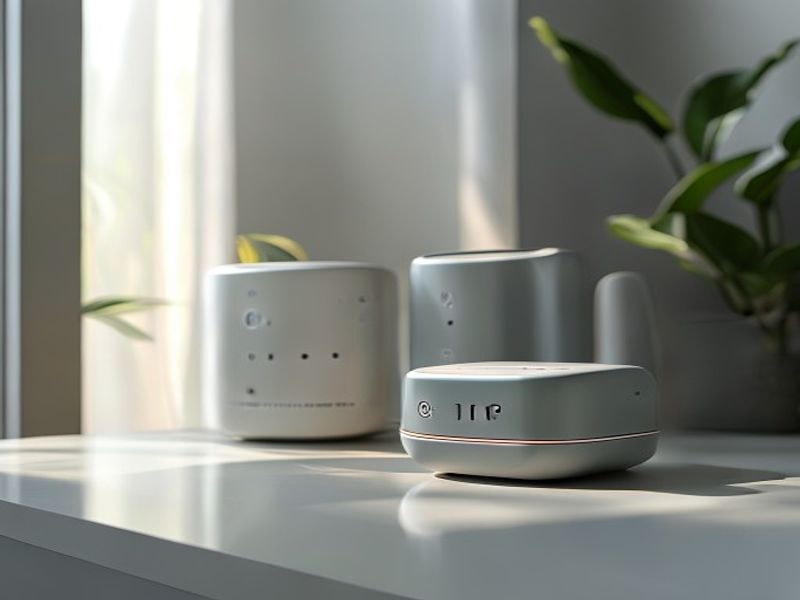 Clean lifestyle product shot of Smart Home Climate Controllers of 2026: Top 5 AI-Powered Thermostats That Cut Energy Bills & Automate Daily Comfort, natural lighting, minimal background, professional review style photography