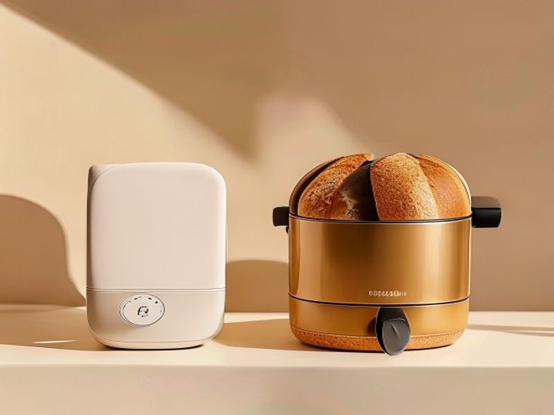 Clean lifestyle product shot of Smart Thermostat vs Bread Maker: Honest Comparison, natural lighting, minimal background, professional review style photography