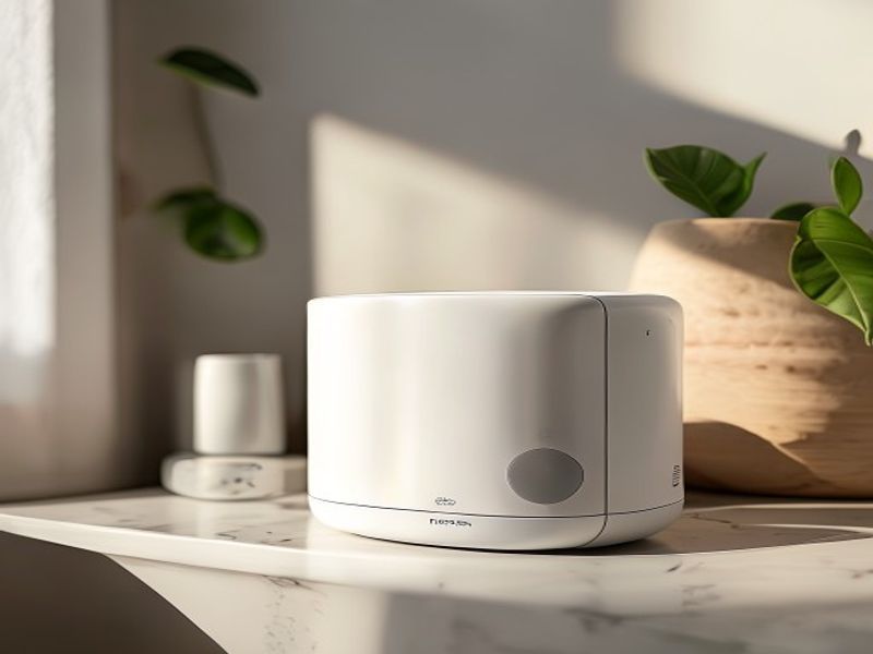 Clean lifestyle product shot of Smart Thermostats That Actually Save You Money, natural lighting, minimal background, professional review style photography