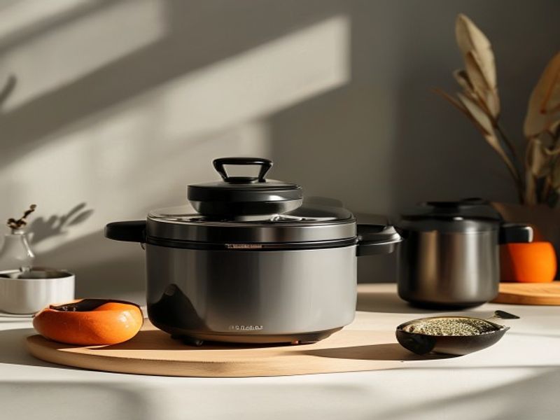 Clean lifestyle product shot of Top 5 Slow Cookers for Home Cooks in 2026, natural lighting, minimal background, professional review style photography