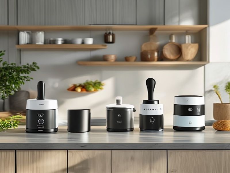 Clean lifestyle product shot of 2026’s Best AI-Powered Smart Kitchen Gadgets: 6 Countertop Assistants That Save 8+ Hours Weekly and Slash Food Waste, natural lighting, minimal background, professional review style photography