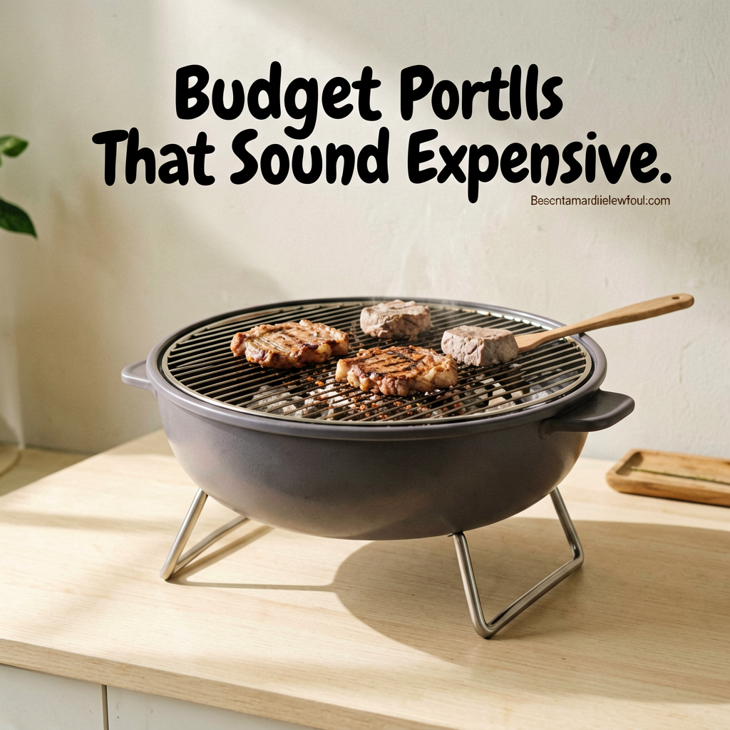 Clean lifestyle product shot of Budget Portable Grills That Sound Expensive, natural lighting, minimal background, professional review style photography