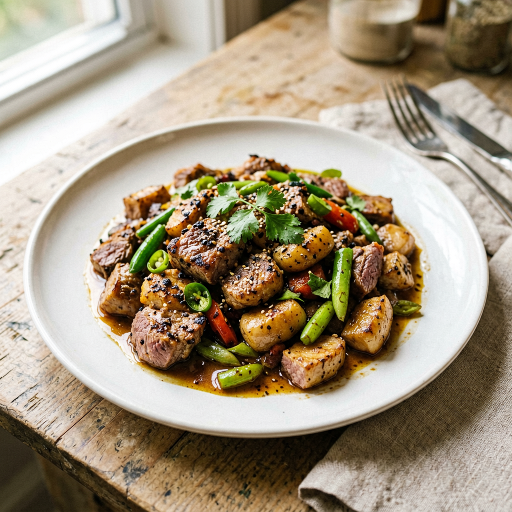 French Lamb Stir Fry for Meal Prep