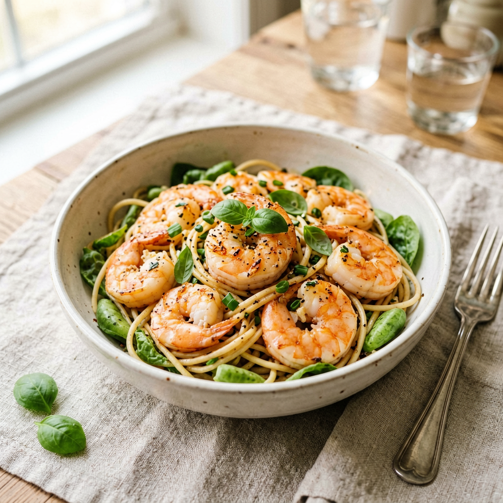Meal Prep Italian Shrimp Bowl