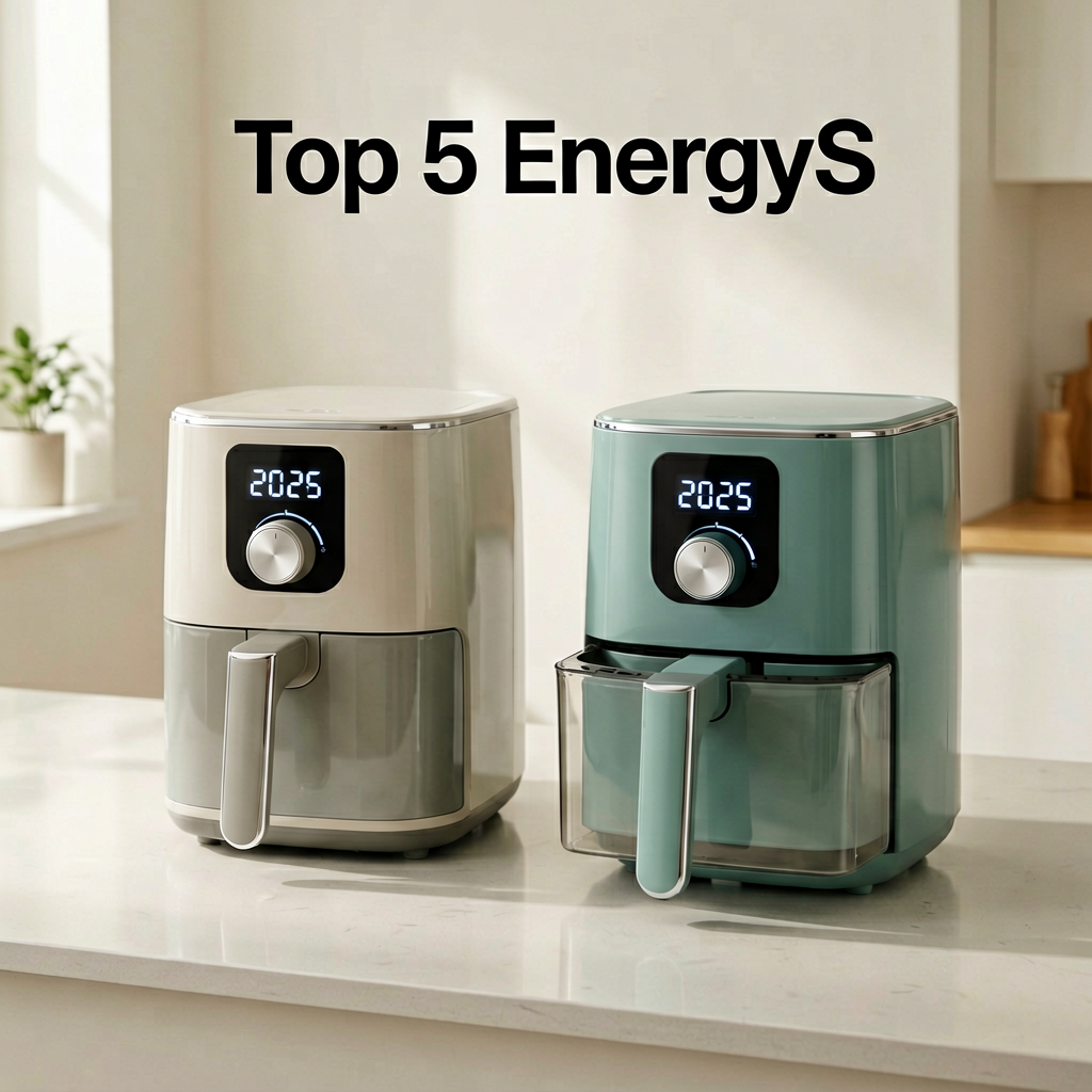 Clean lifestyle product shot of Smart Air Fryers 2026: Top 5 Energy-S, natural lighting, minimal background, professional review style photography