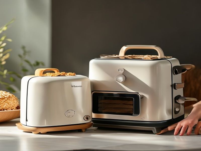 Clean lifestyle product shot of Toaster Oven vs Camping Stove: Honest Comparison, natural lighting, minimal background, professional review style photography