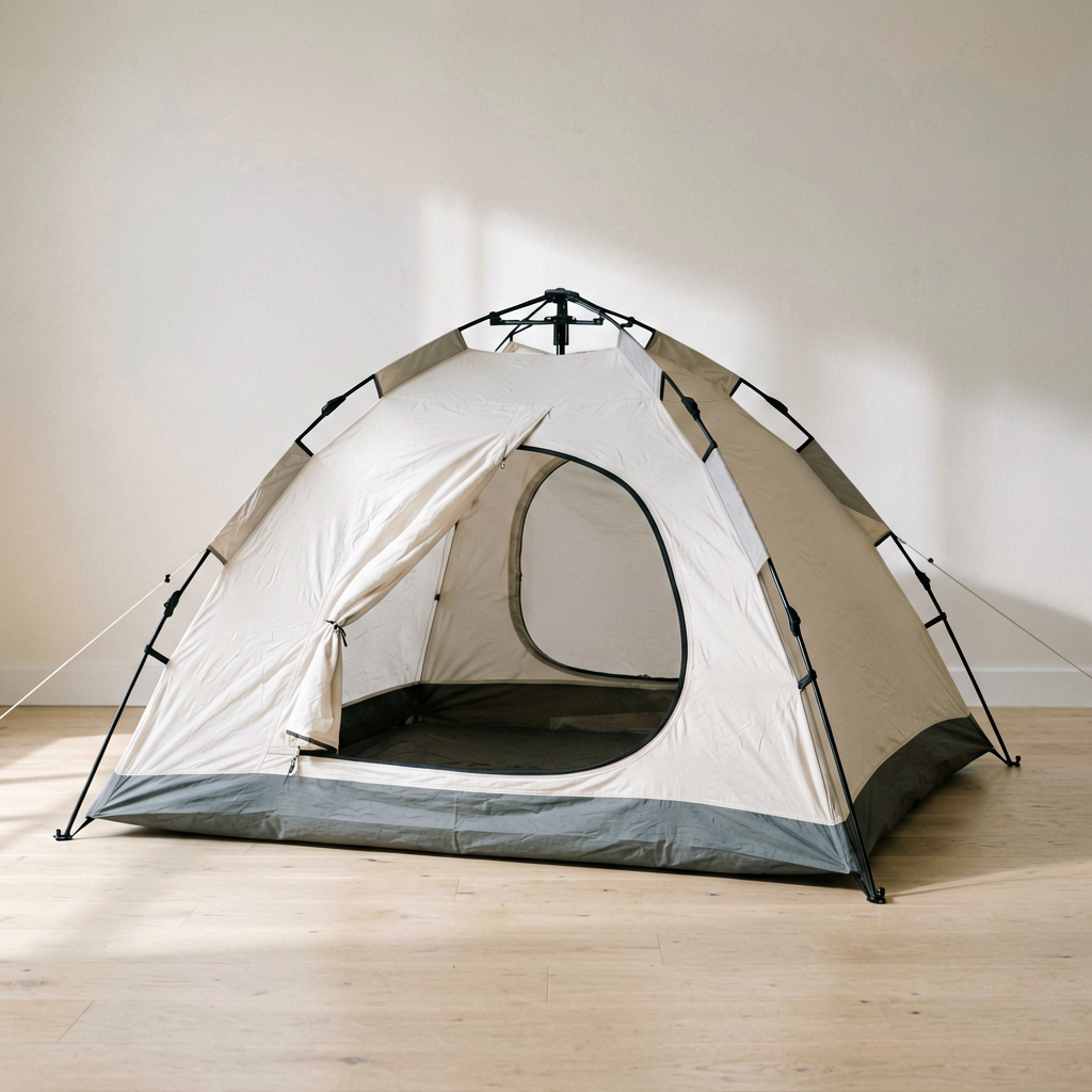Clean lifestyle product shot of Why I Switched to This Tent, natural lighting, minimal background, professional review style photography