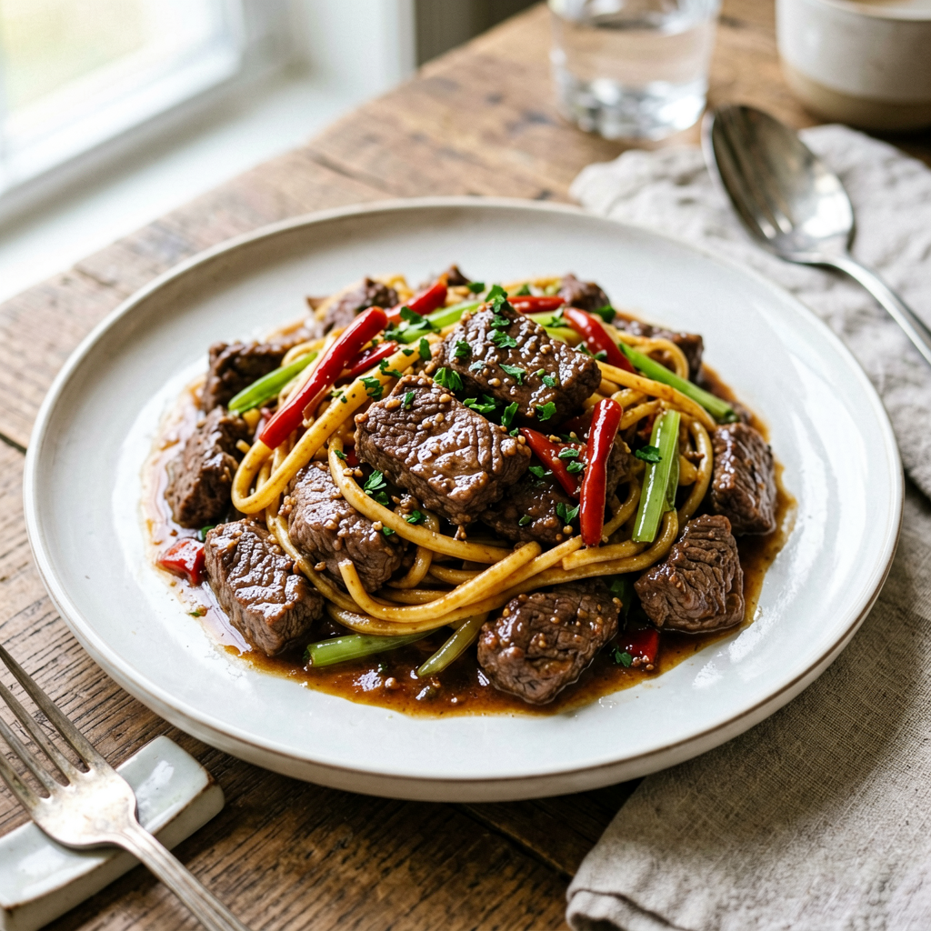 15-Minute American Beef Stir Fry