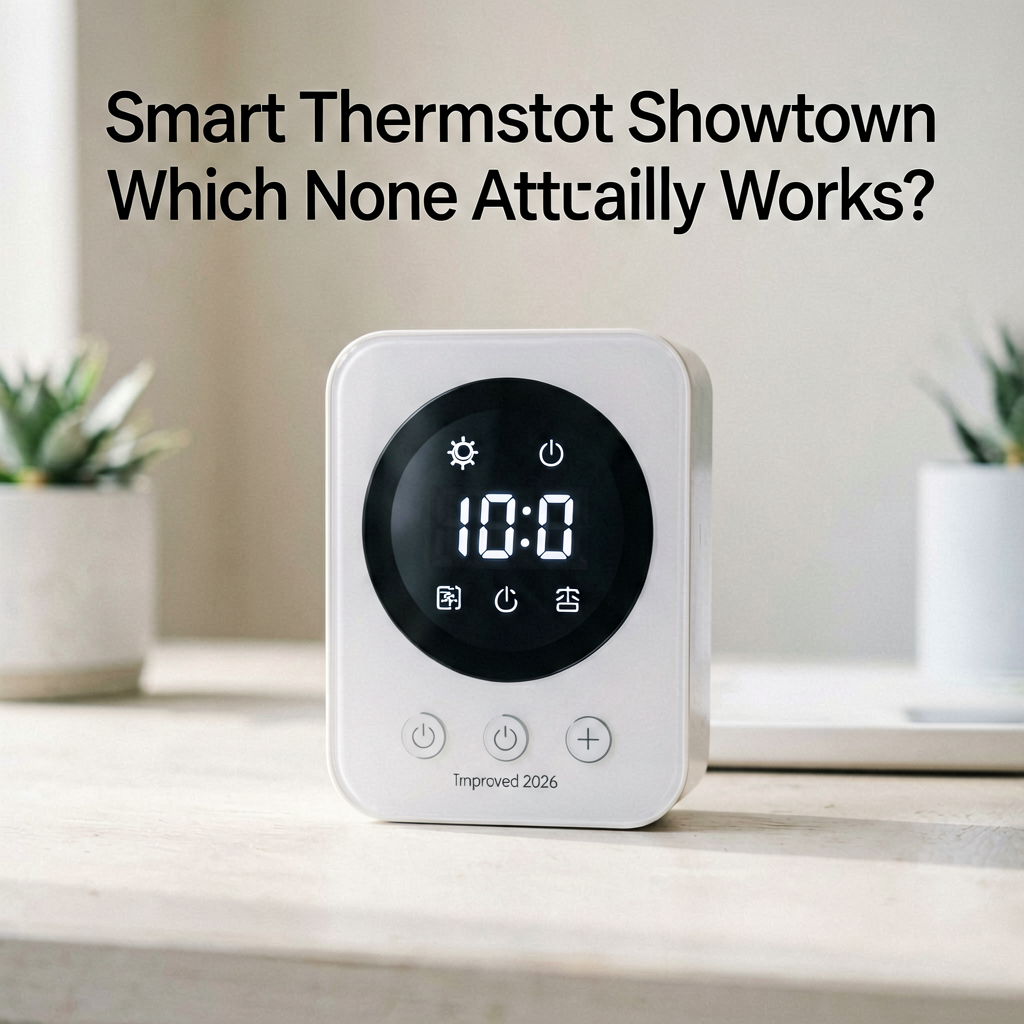 Clean lifestyle product shot of Smart Thermostat Showdown: Which One Actually Works? (Improved 2026), natural lighting, minimal background, professional review style photography